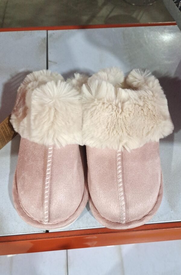 Suede cotton slippers - Image 9