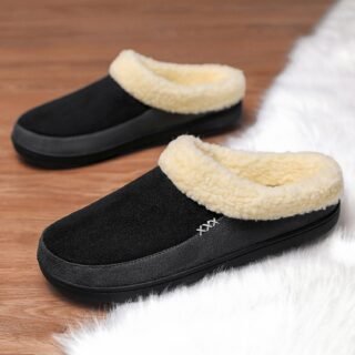 Cotton Slippers Men's Winter Plus Size