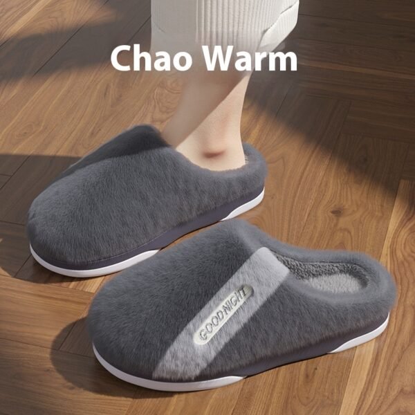 Men's Non-slip Warm Indoor Cotton Slippers Cotton Slippers - Image 2