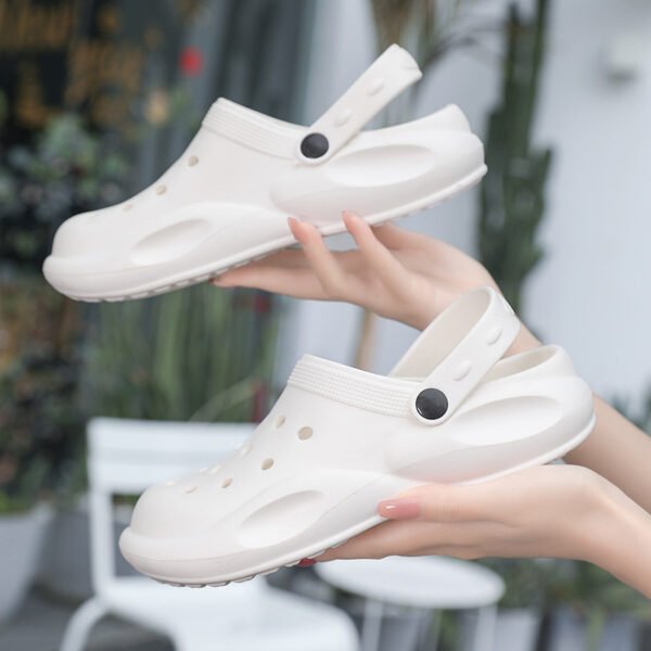 EVA Hole Shoes Beach Casual Baotou Sandals Non-slip Garden Clogs Shoes - Image 8